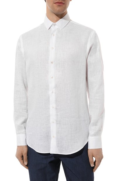 Льняная рубашка GIORGIO ARMANI, арт. 8WGCCZ98/TZC62, фото 3