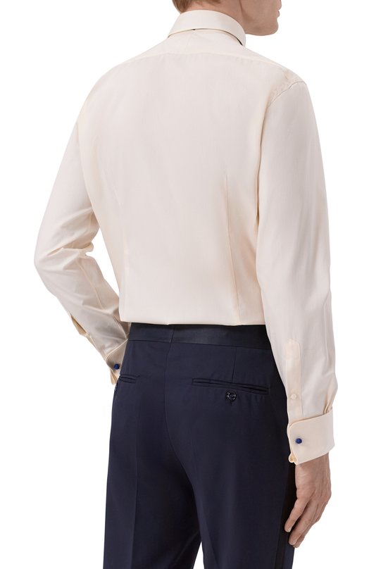 Хлопковая сорочка Alessandro Gherardi BSE-T12-7D/P102 Кремовый  BSE-T12-7D/P102 Фото 4