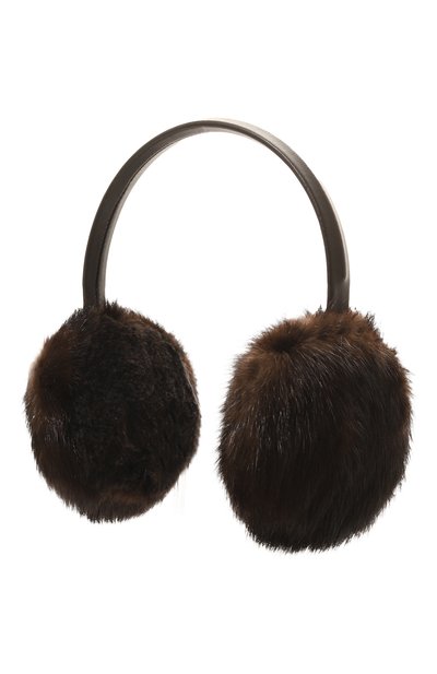 Меховые наушники из норки и кролика YVES SALOMON, арт. 25WAA303XXAGVI, фото 3