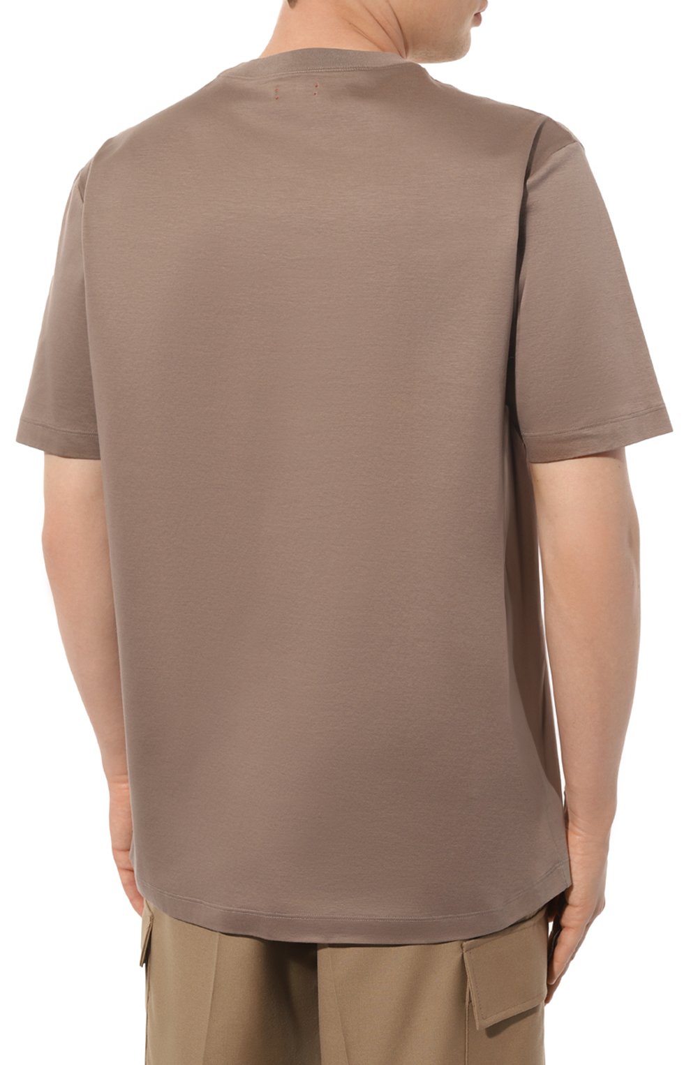 Хлопковая футболка KITON, арт. UMC023H08800, фото 4