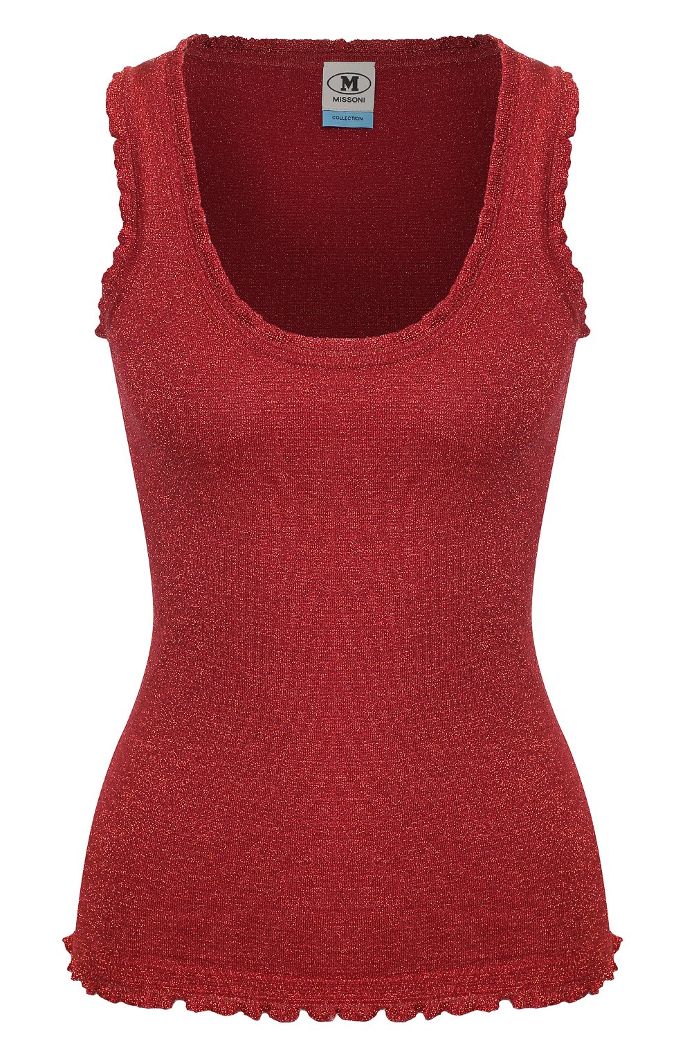 Топ M MISSONI красного цвета по цене 28950 руб., арт. 2DK00017/2K004M, фото 1 Топ M MISSONI, арт. 2DK00017/2K004M, фото 1