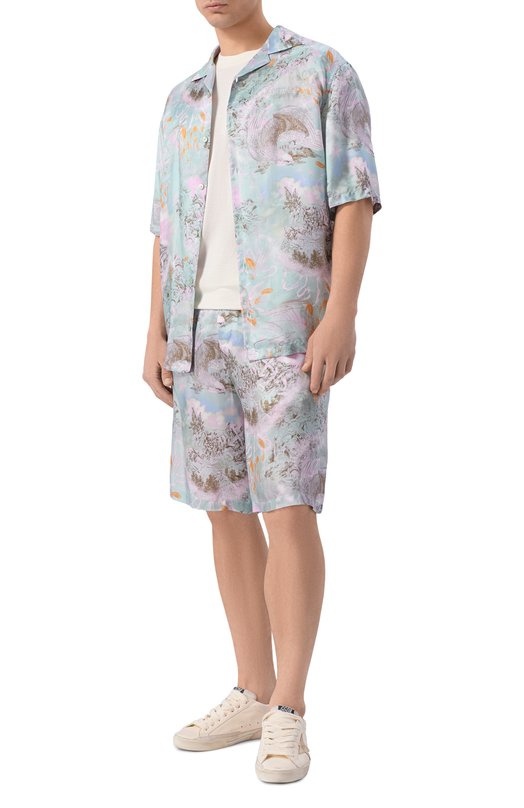 Шорты из вискозы Off-White 0MCB092S26FAB004 Разноцветный  0MCB092S26FAB004 Фото 2