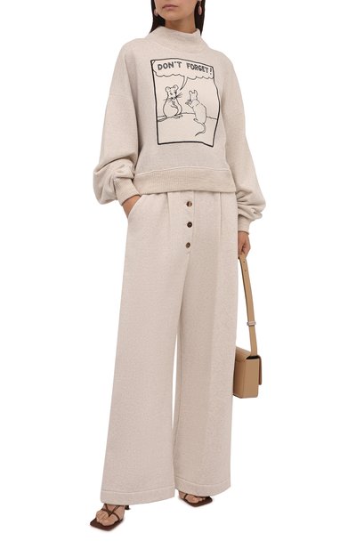 Брюки из хлопка и вискозы LOEWE, арт. S359331XE9, фото 2