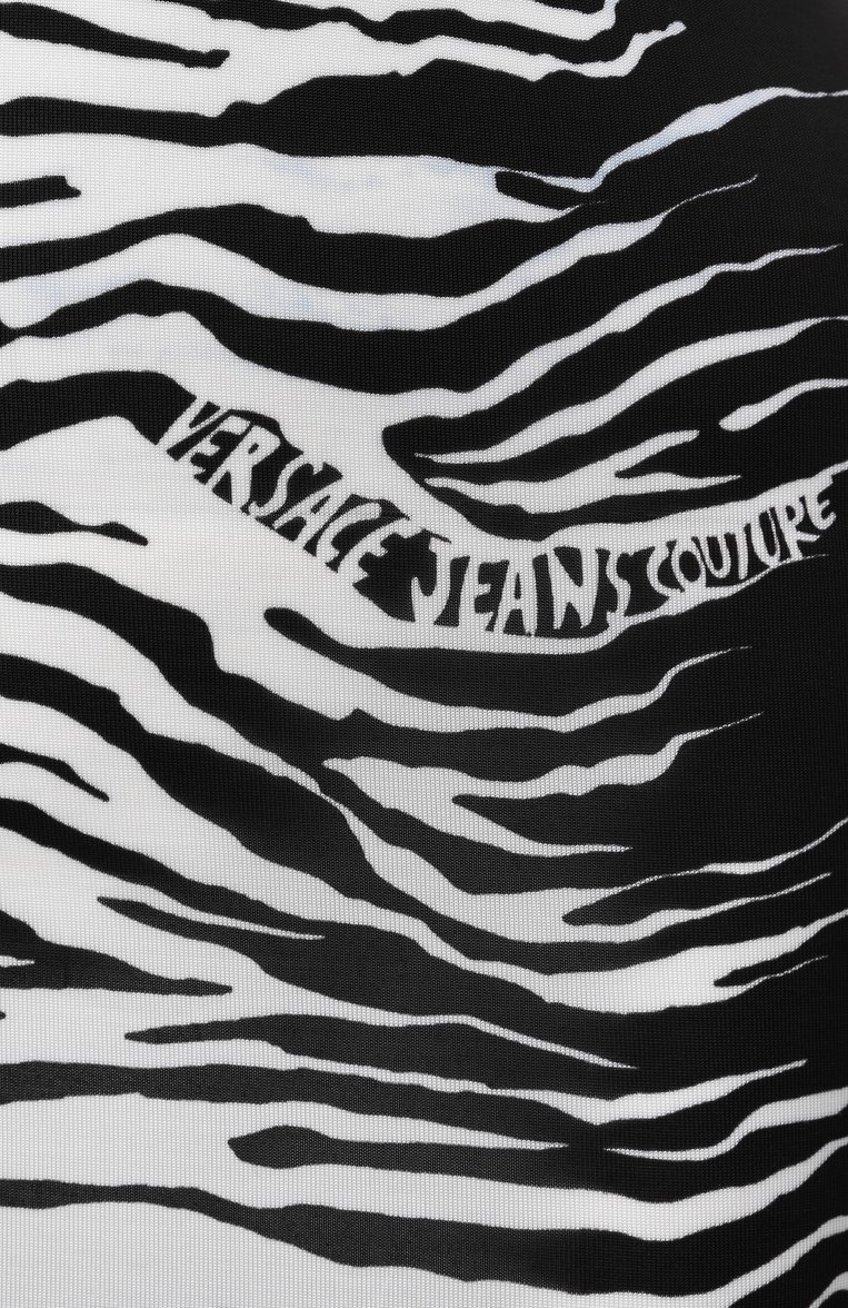 Женская юбка из вискозы VERSACE JEANS COUTURE черно-белого цвета, арт. 78HAE8P6/JS474 | Фото 6 (Материал внешний: Вискоза; Длина Ж (юбки, платья, шорты): Миди; Кросс-КТ: Трикотаж, костюм; Стили: Гламурный; Автоматизация состава: Проставлено; Автоматизация ТО: Проставлено)