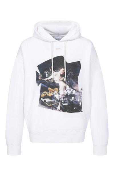 Мужской хлопковое худи OFF-WHITE, арт. 0MBB085F25FLE00W