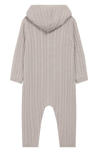Кашемировый комбинезон с капюшоном LA PERLA, арт. 59975/18M-24M, фото 2