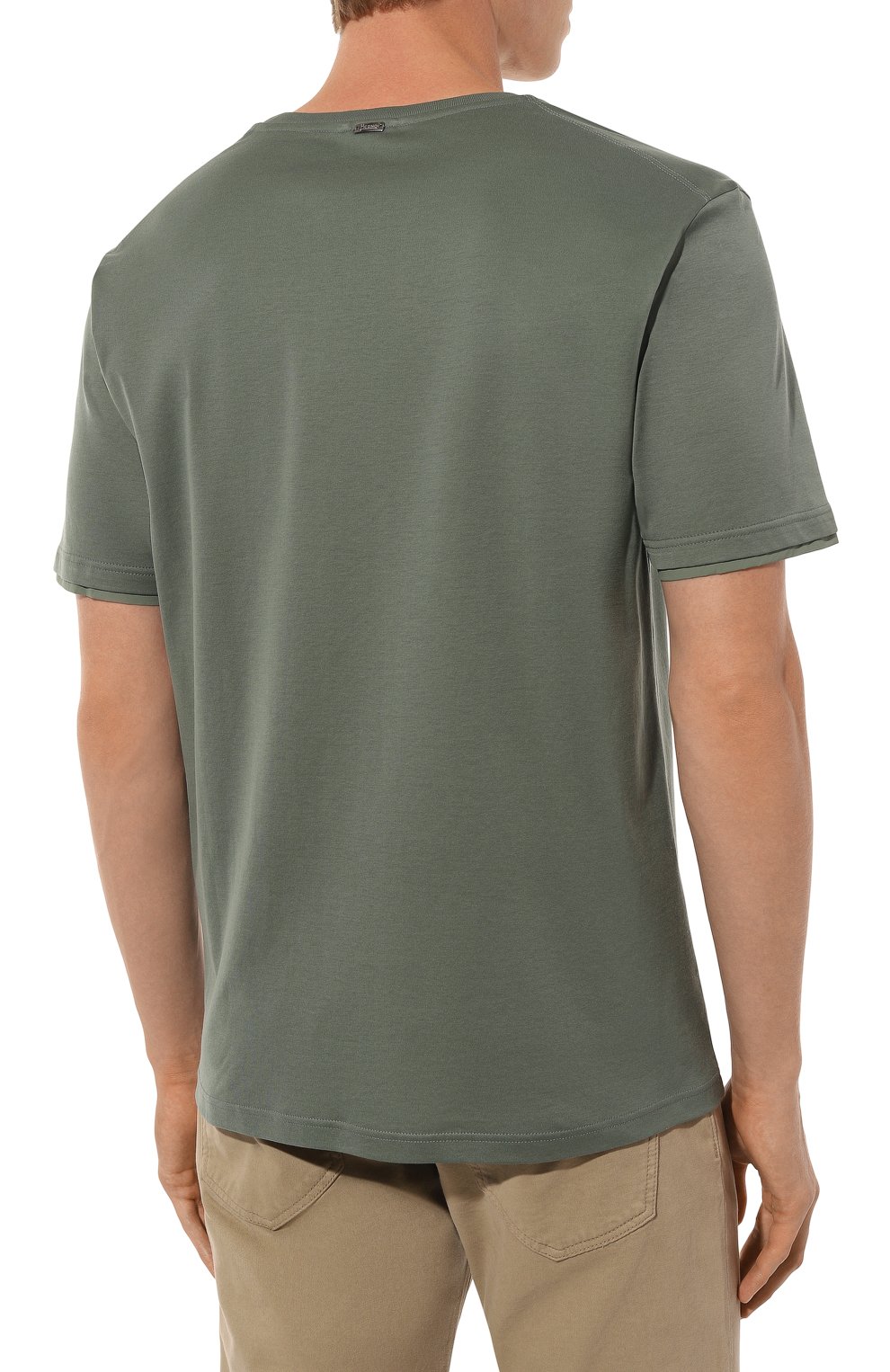 Хлопковая футболка HERNO, арт. JG00031UR/52052, фото 4