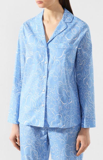 Хлопковая пижама YOLKE, арт. SS20-02C-MF-BL, фото 2