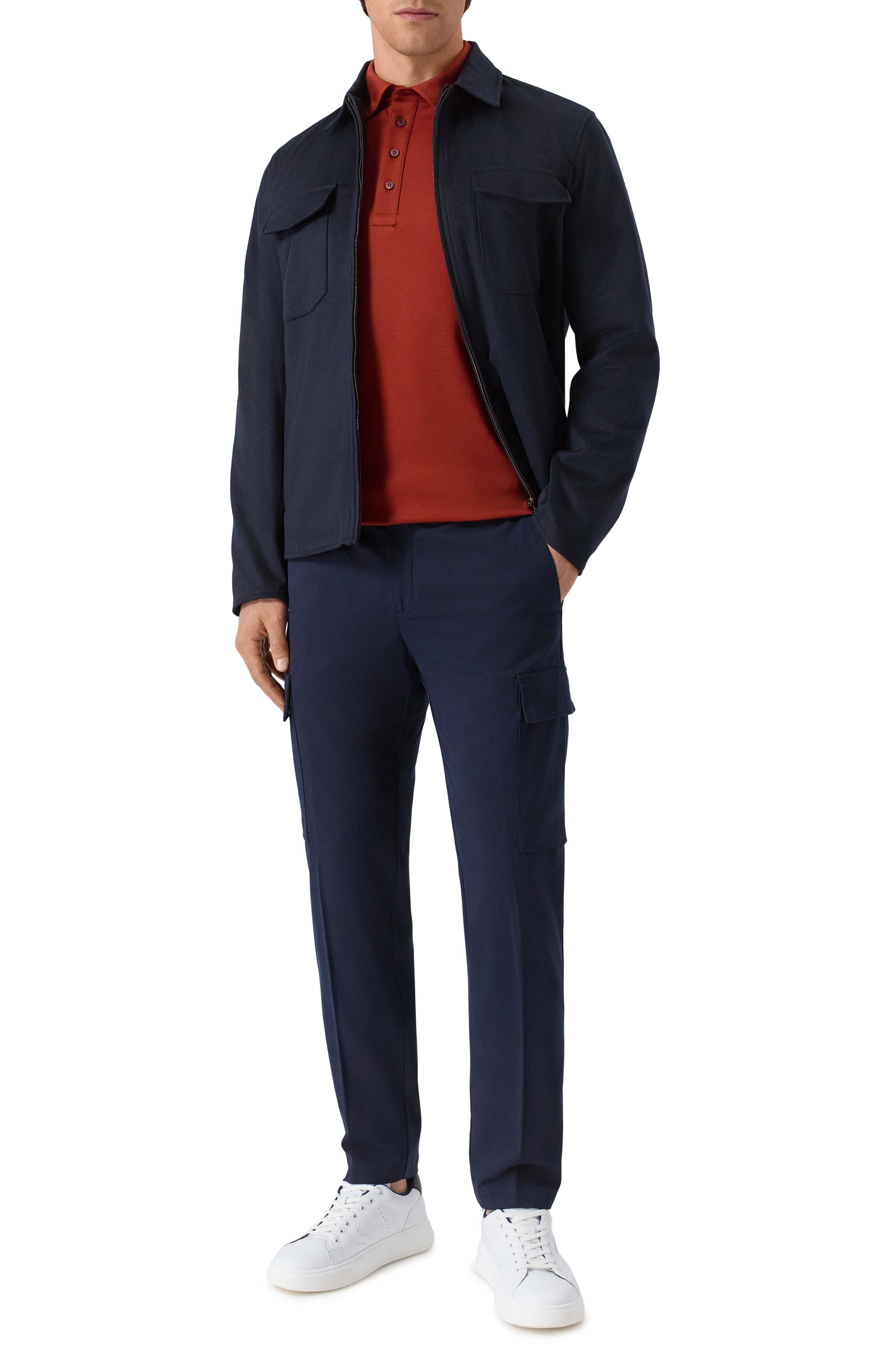 Хлопковое поло PAUL&SHARK, арт. 15311732, фото 2