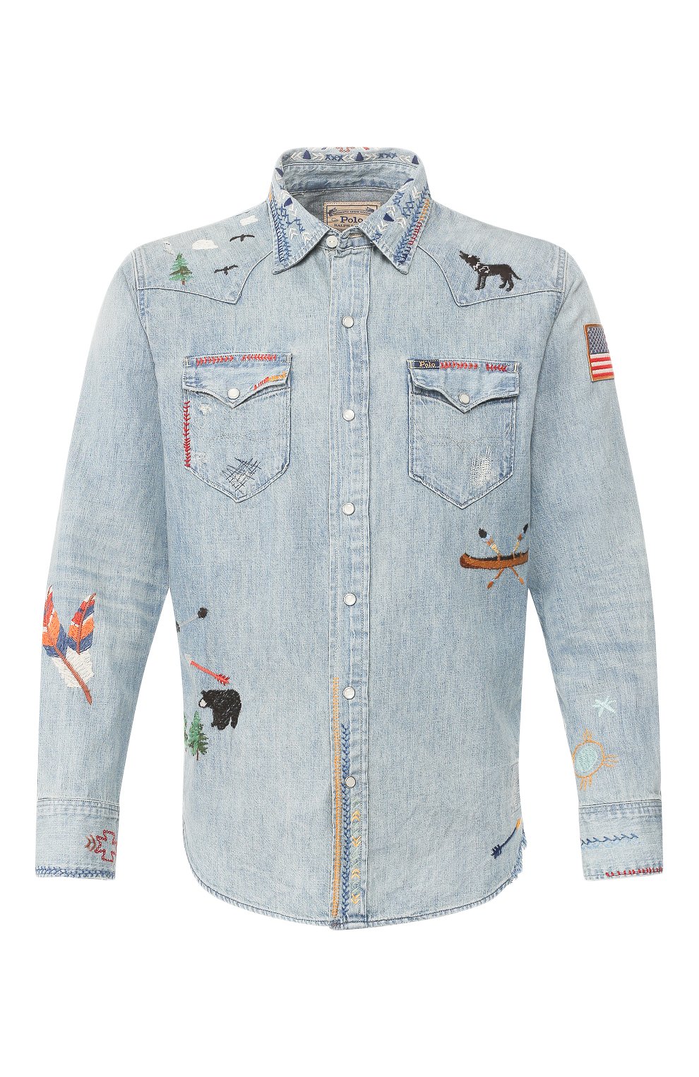 Джинсовая рубашка POLO RALPH LAUREN, арт. 710786275, фото 1