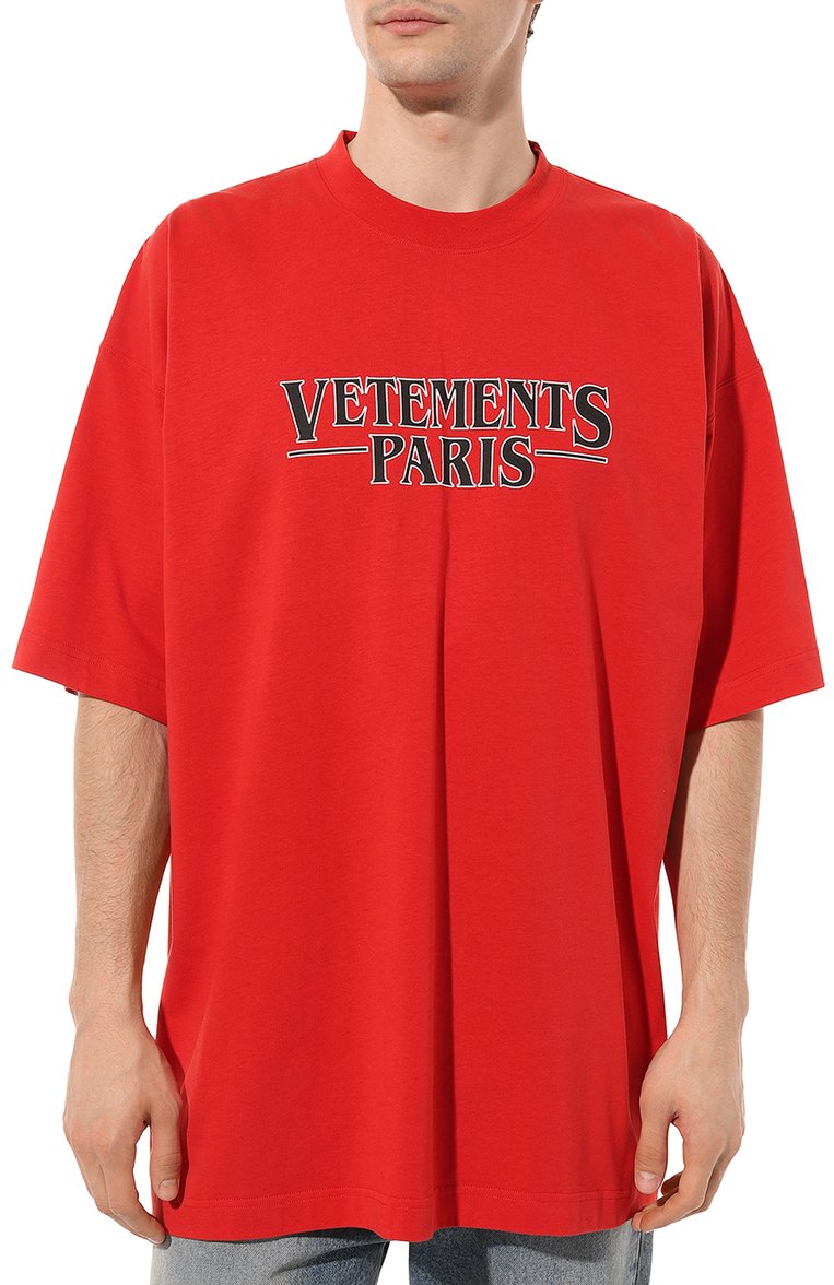 Хлопковая футболка VETEMENTS, арт. UE54TR330R, фото 6