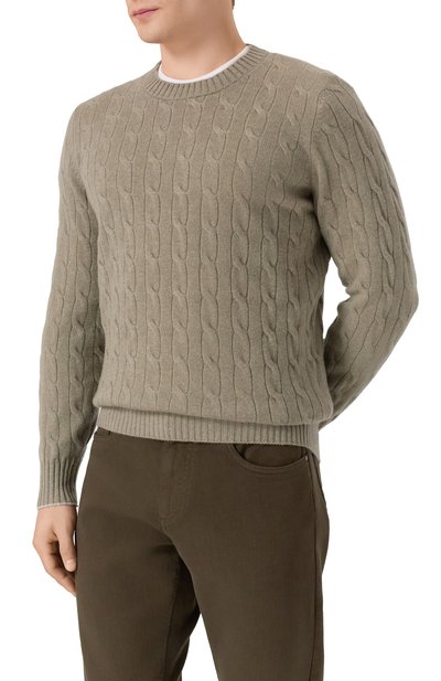 Кашемировый джемпер BRUNELLO CUCINELLI, арт. M22707200, фото 3