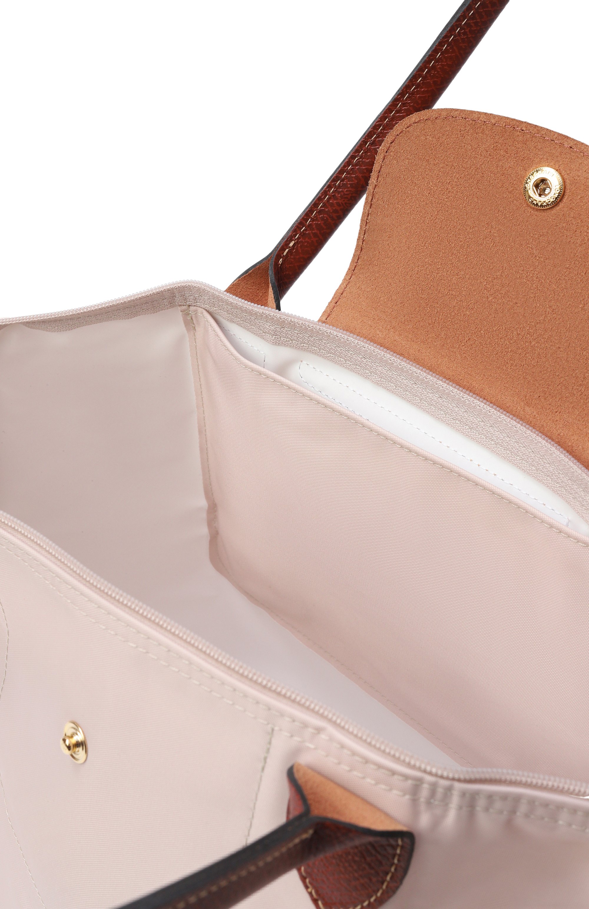 Сумка le pliage original medium LONGCHAMP кремового цвета по цене 19950 руб., арт. L2605089/089, фото 5 Сумка le pliage original medium LONGCHAMP, арт. L2605089/089, фото 5