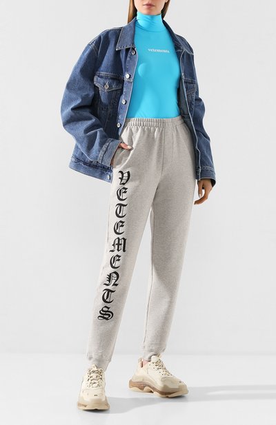 Водолазка VETEMENTS, арт. SS20T0001 1350/W/TURQU0ISE, фото 2