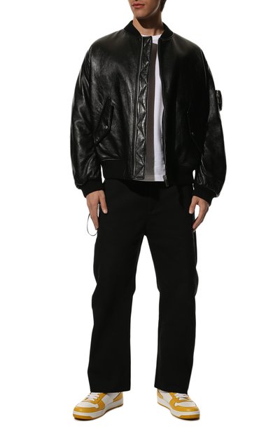 Кожаные кеды PRADA, арт. 2EE364-3LKG-F0A7U, фото 2