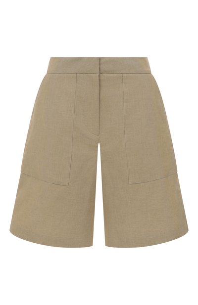 Женские шорты из хлопка и льна MVST, арт. M25.2MW.T401