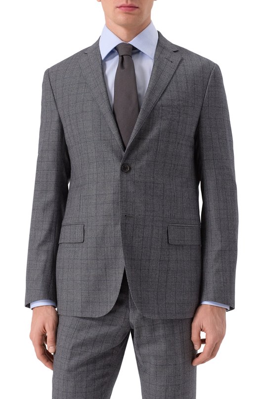 Шерстяной костюм Corneliani 946005-9417222_SET Серый  946005-9417222_SET Фото 4