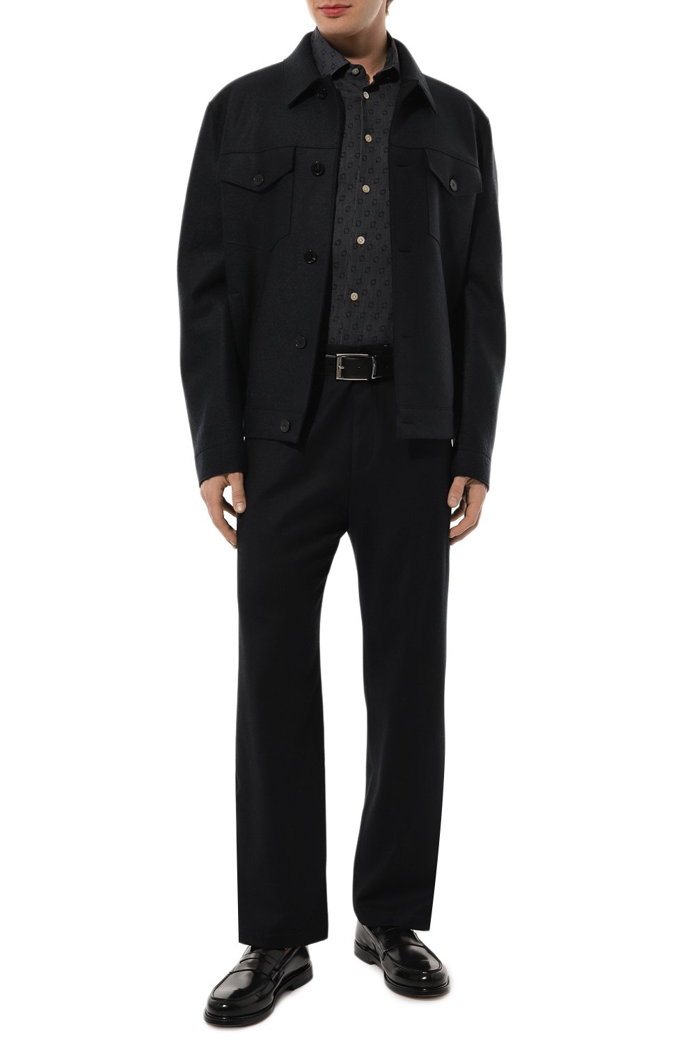 Хлопковая рубашка KITON, арт. UCIH06491, фото 2