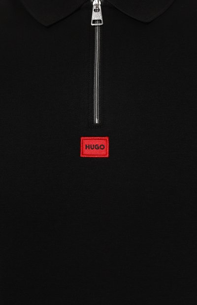 Хлопковое поло HUGO, арт. 50509866, фото 5