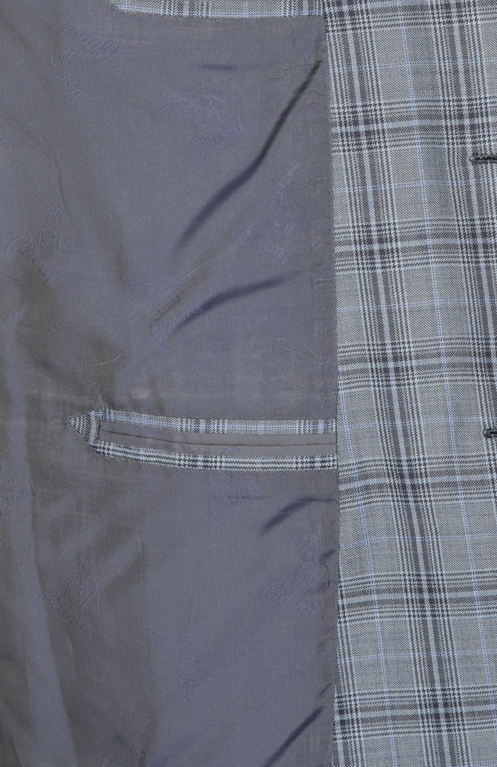 Шерстяной пиджак в клетку BRIONI, арт. RGH0/P5ABK/PARLAMENT0/2, фото 3