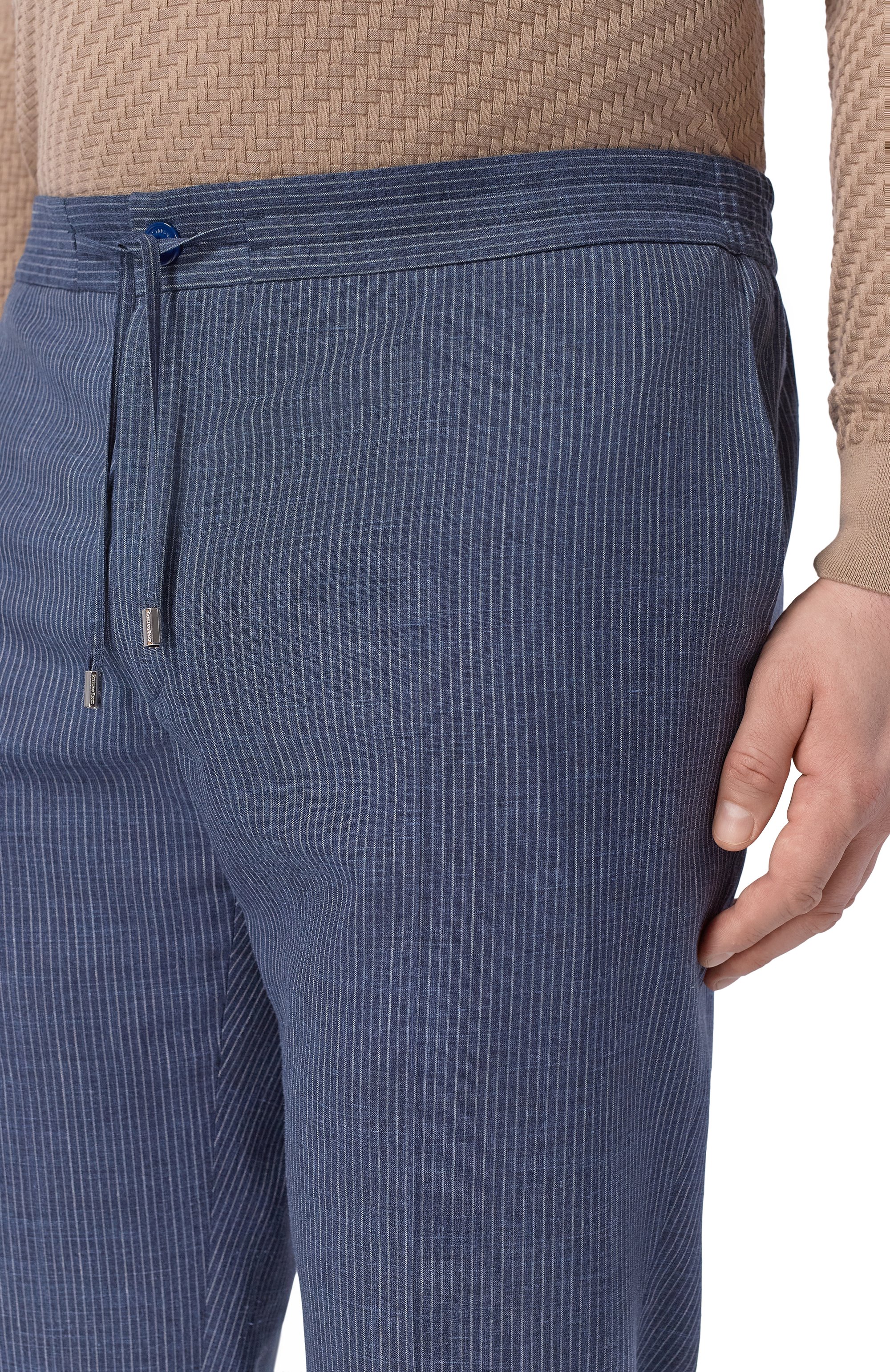 Брюки из шерсти и шелка STEFANO RICCI, арт. M1T6100054/WKL09U, фото 5