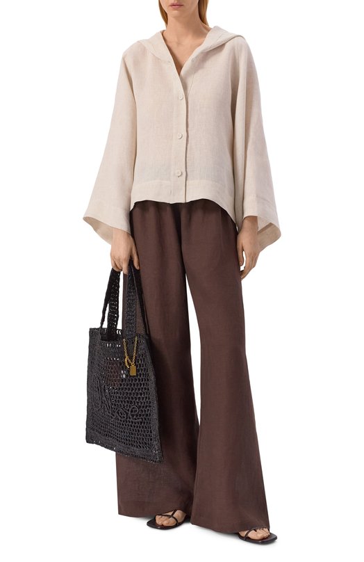 Льняная рубашка Maurizio W07080881/SB Бежевый  W07080881/SB Фото 2