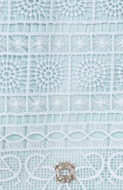 Хлопковый топ ELIE SAAB JUNIOR голубого цвета по цене 34850 руб., арт. EFTP024/TS1124_001, фото 3 Хлопковый топ ELIE SAAB JUNIOR, арт. EFTP024/TS1124_001, фото 3