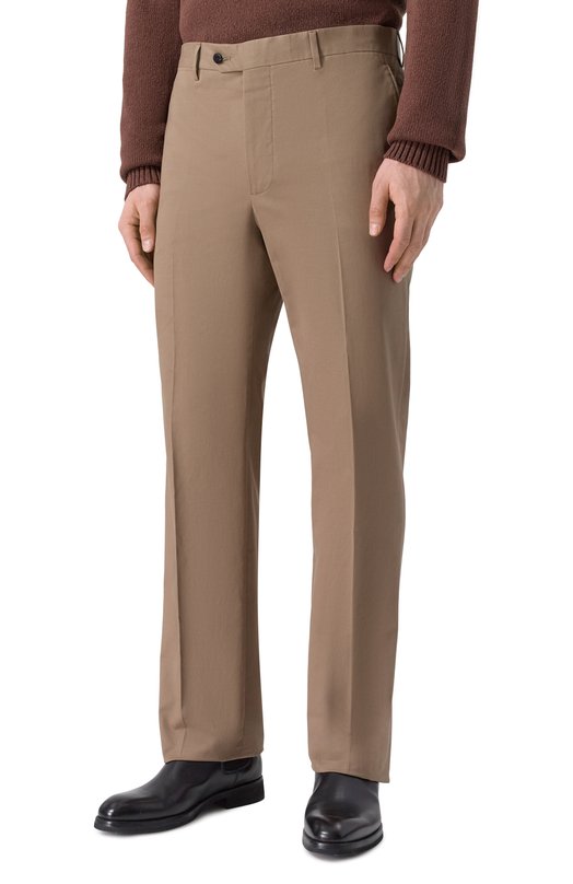 Хлопковые брюки MVST M25.1MM.T411/531 Бежевый  M25.1MM.T411/531 Фото 3