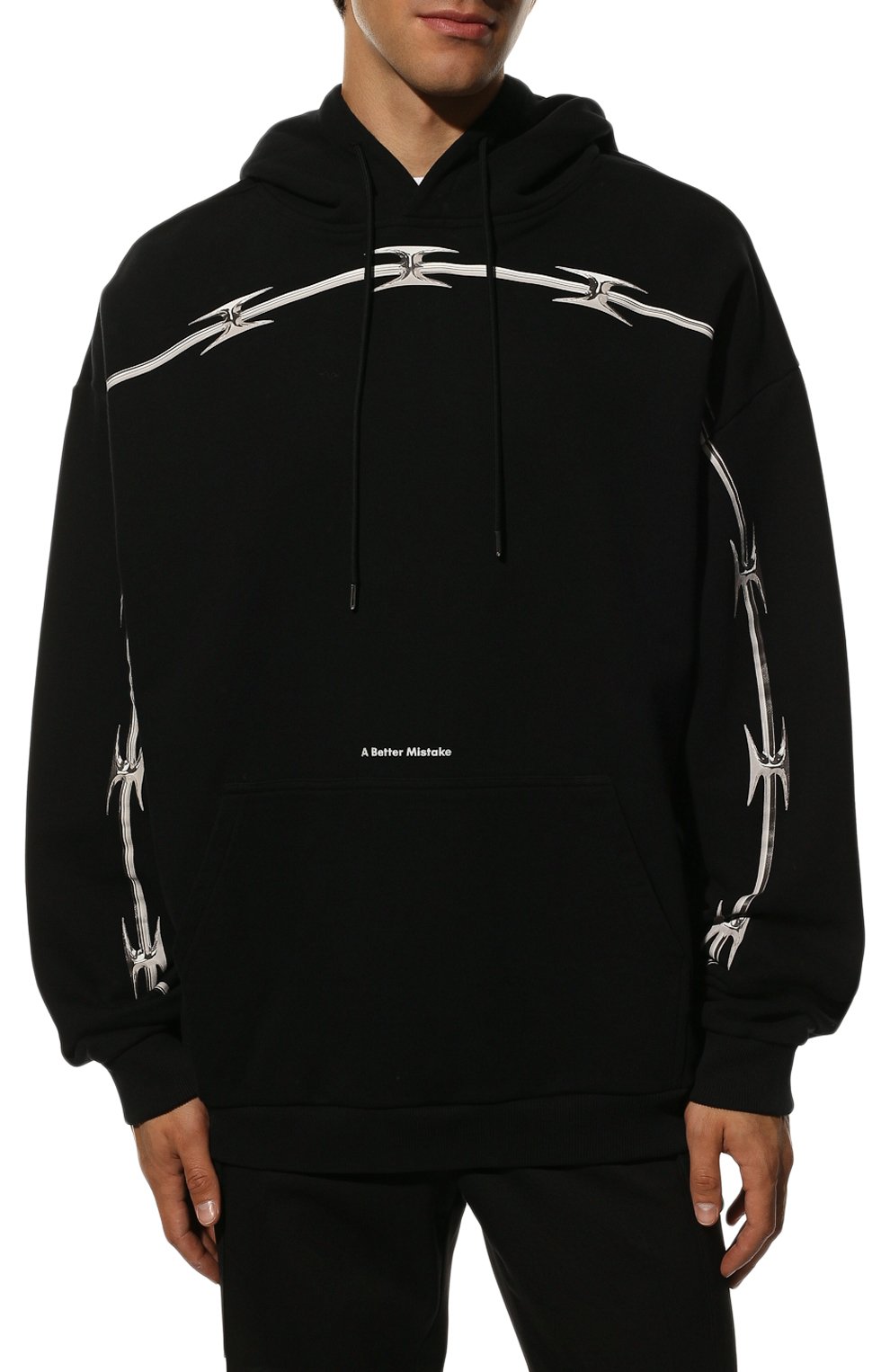 Хлопковое худи A BETTER MISTAKE, арт. 02D2TH041 FL002PD, фото 3