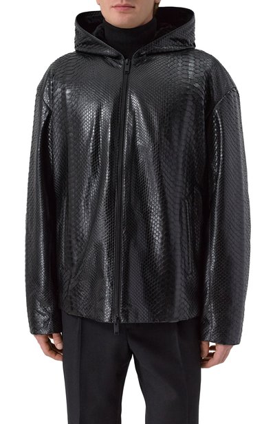 Куртка из кожи питона с подкладкой из норки MVST, арт. FEXECK-ES4455-1V, фото 3