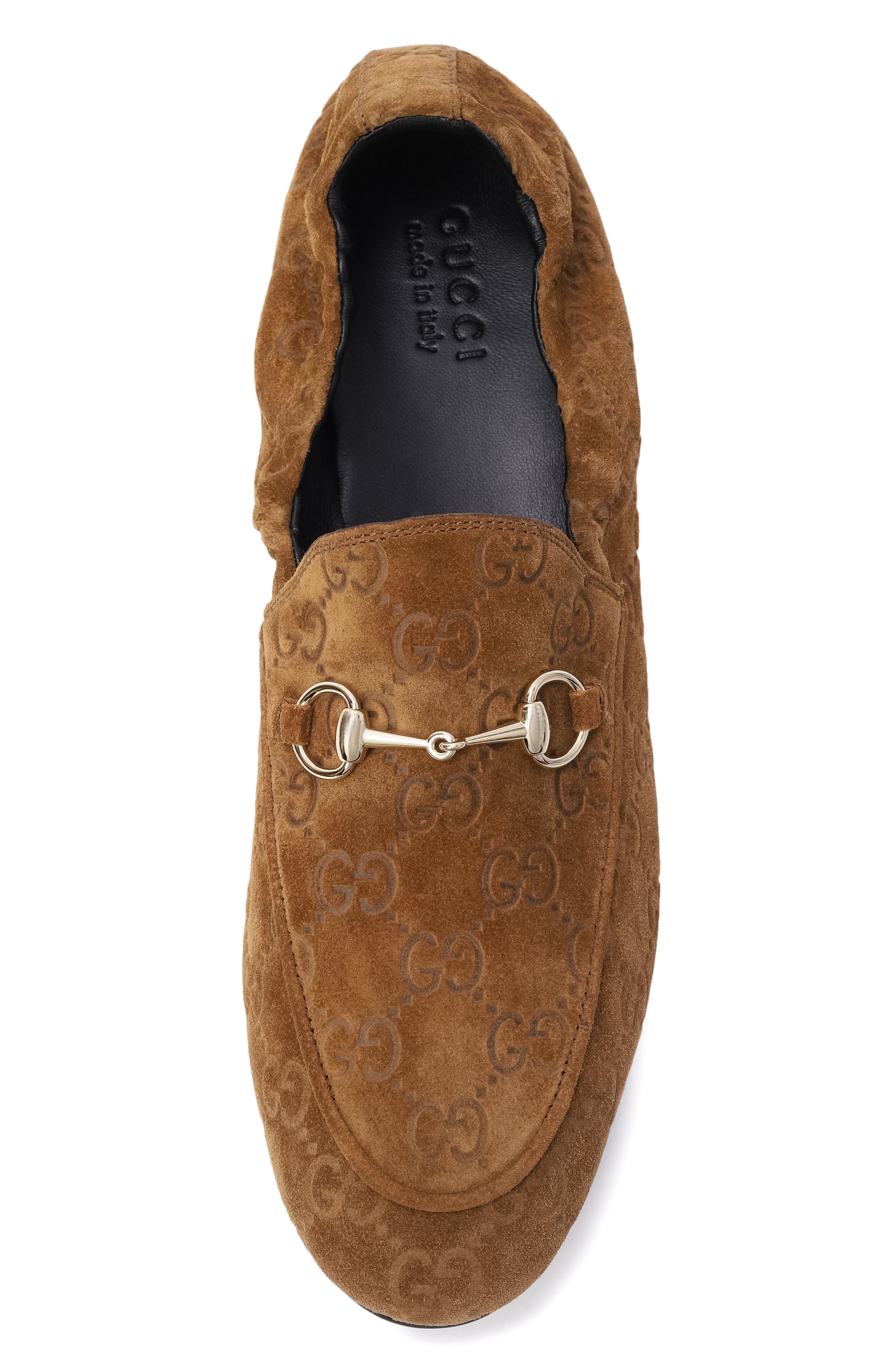 Замшевые лоферы jordaan gg GUCCI, арт. 854414/AADWE, фото 6