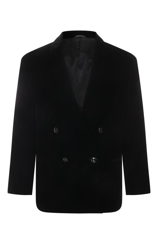 Бархатный пиджак Giorgio Armani GM002819/TE10046 Чёрный GM002819/TE10046