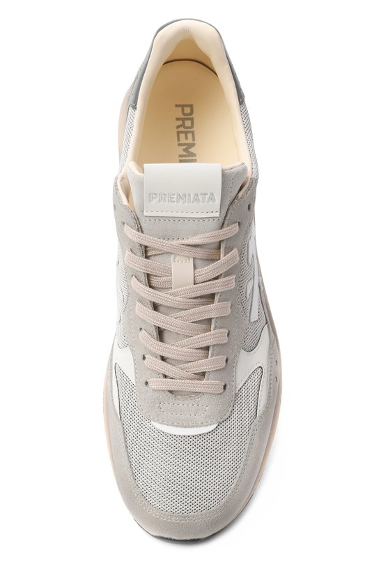 Комбинированные кроссовки Mick 0.1 Premiata MICK0.1/VAR 8117 Серый  MICK0.1/VAR 8117 Фото 5