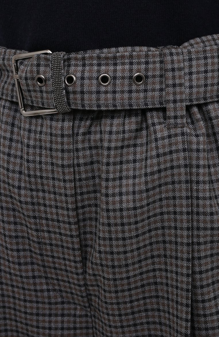 Шерстяные брюки BRUNELLO CUCINELLI, арт. MP197P7404, фото 1