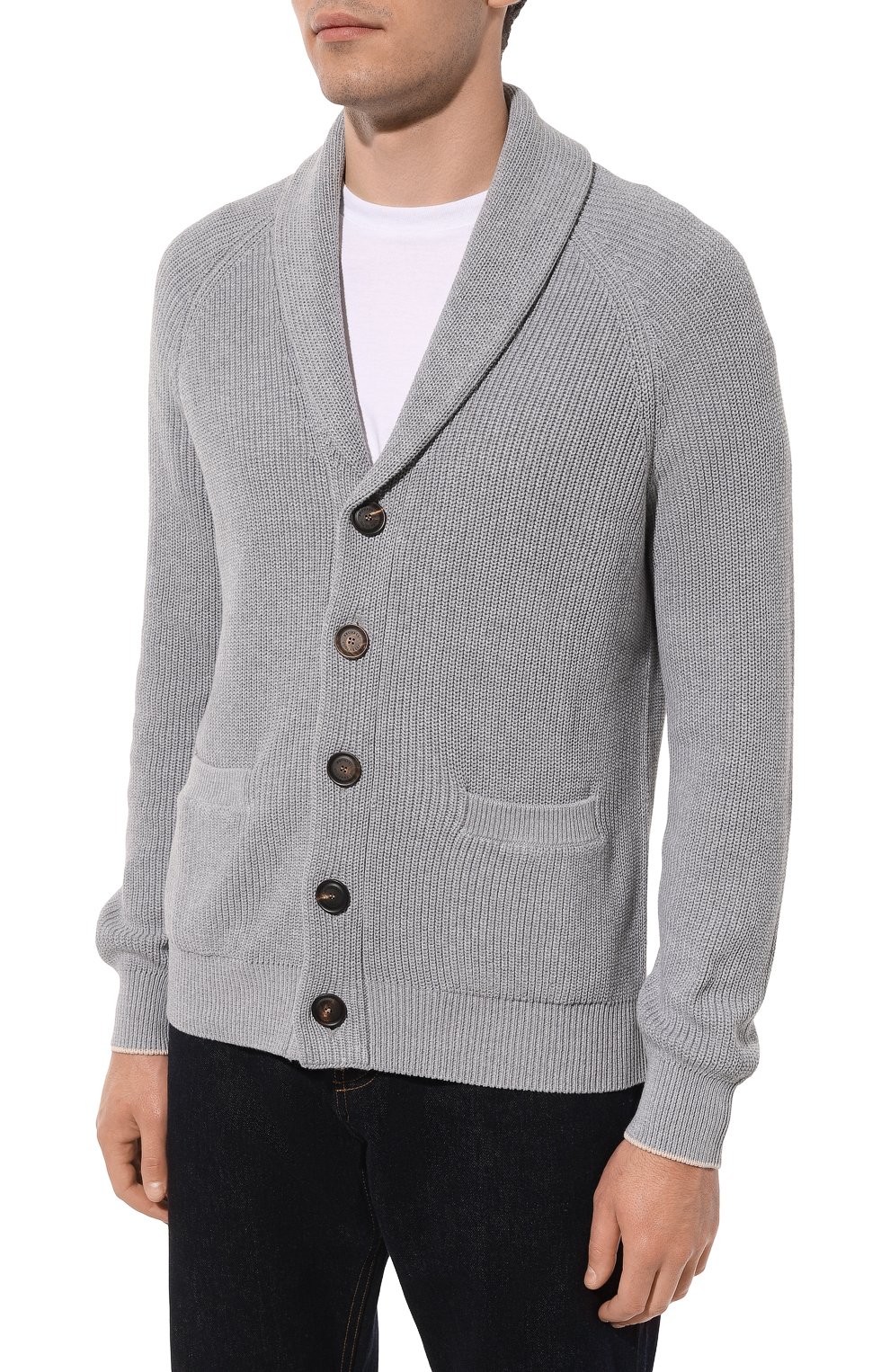 Хлопковый кардиган BRUNELLO CUCINELLI, арт. M2874B2216, фото 3