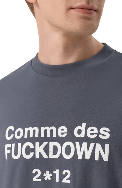 Хлопковая футболка COMME DES FUCKDOWN, арт. CFABU00019, фото 5