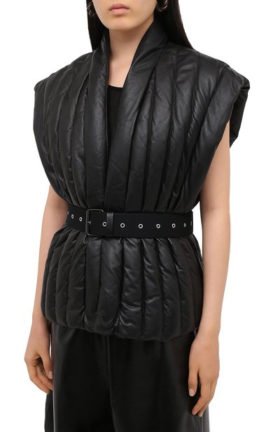 Кожаный жилет ISABEL MARANT, арт. VE1415-20A047I/AJALI, фото 4