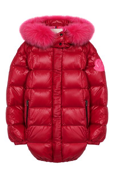 Пуховик с меховой отделкой parana MONCLER ENFANT, арт. E2-954-46322-25-C0067/8-10A, фото 1