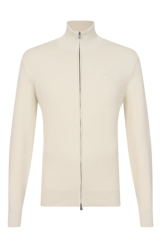 Хлопковый кардиган BOSS 50556345 Кремовый 50556345