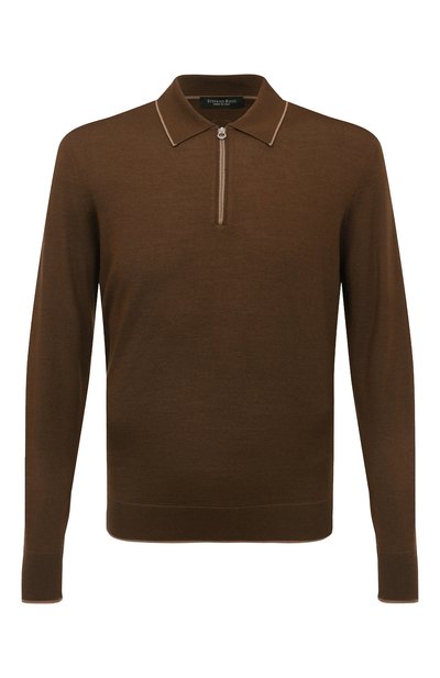 Мужская поло из шерсти и шелка STEFANO RICCI, арт. K606307P30/F22460