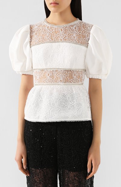 Кружевной топ SELF-PORTRAIT, арт. RS20-133W, фото 3