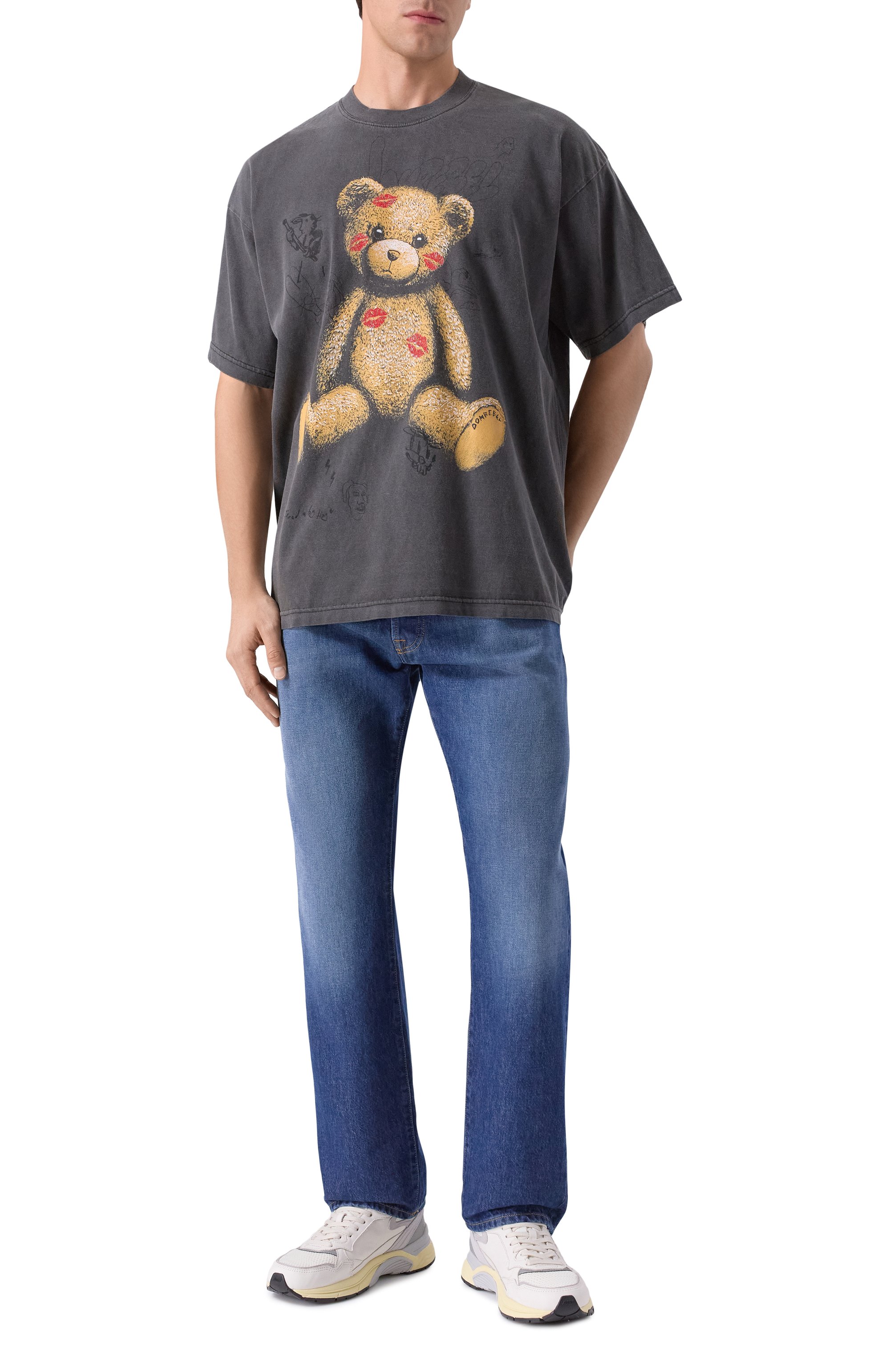 Хлопковая футболка DOMREBEL, арт. M BIG KISS, фото 2