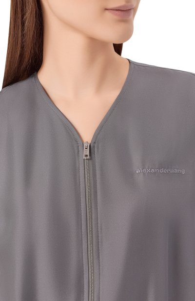 Шелковый жилет ALEXANDER WANG, арт. 1WC2262757, фото 5