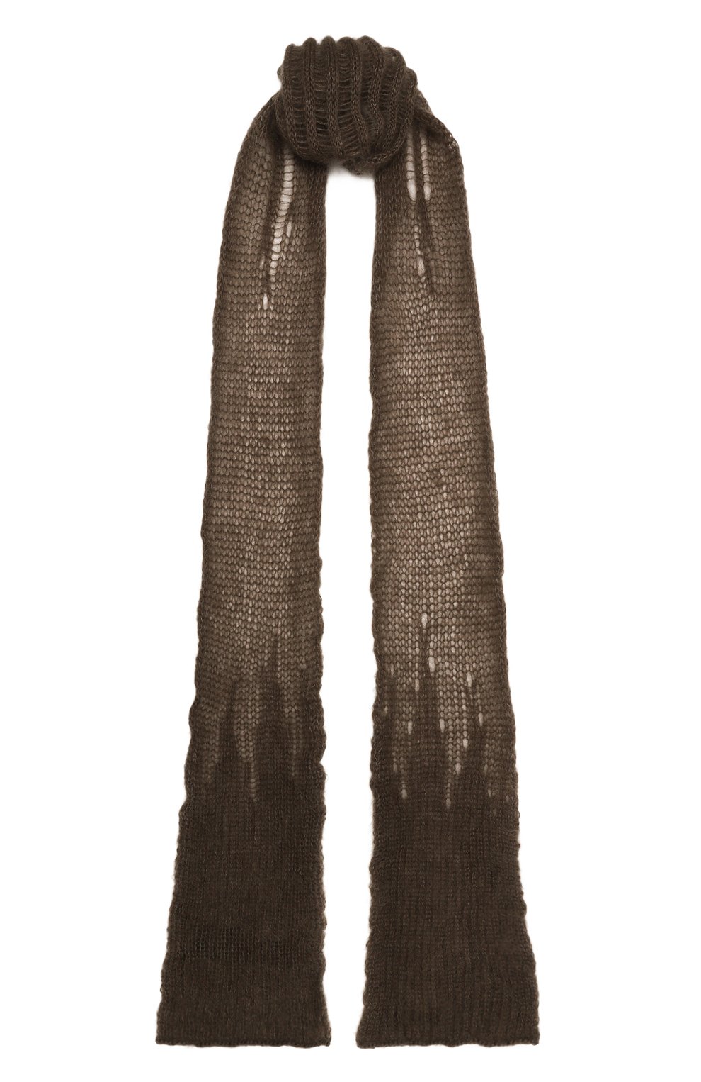 Шарф из шерсти и шелка ANN DEMEULEMEESTER, арт. 2402-U-SC08-KN044-099, фото 1