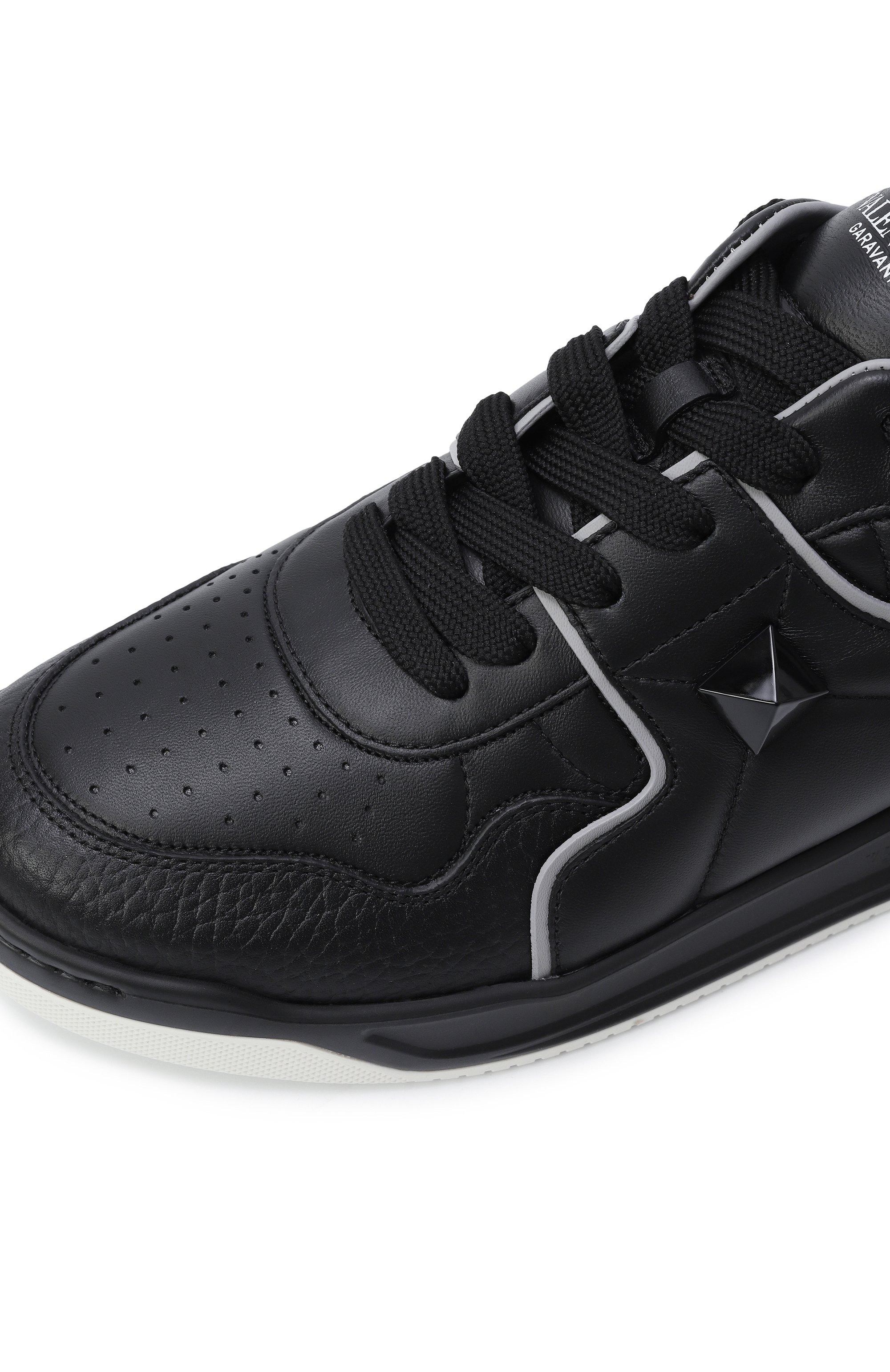 Кожаные кеды one stud VALENTINO, арт. 6Y2S0E71/NWN, фото 7