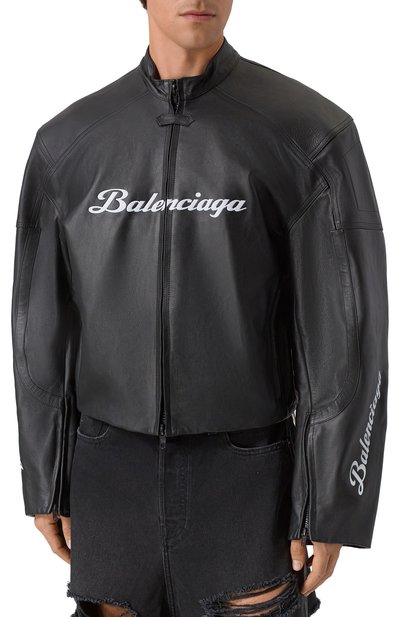 Кожаная куртка balenciaga x automobili lamborghini BALENCIAGA, арт. 835112/TSS13, фото 3