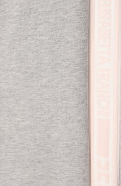 Детские хлопковые брюки ELISABETTA FRANCHI LA MIA BAMBINA светло-серого цвета, арт. EFPA2730/FF002/10A-12A+ | Фото 3 (Материал внешний: Хлопок; Материал сплава: Проставлено; Нос: Не проставлено; Случай: Повседневный; Девочки Кросс-КТ: Брюки-спорт; Ростовка одежда: 13 - 15 лет | 158 см, 12 лет | 152 см, 10 - 11 лет | 140 - 146см)