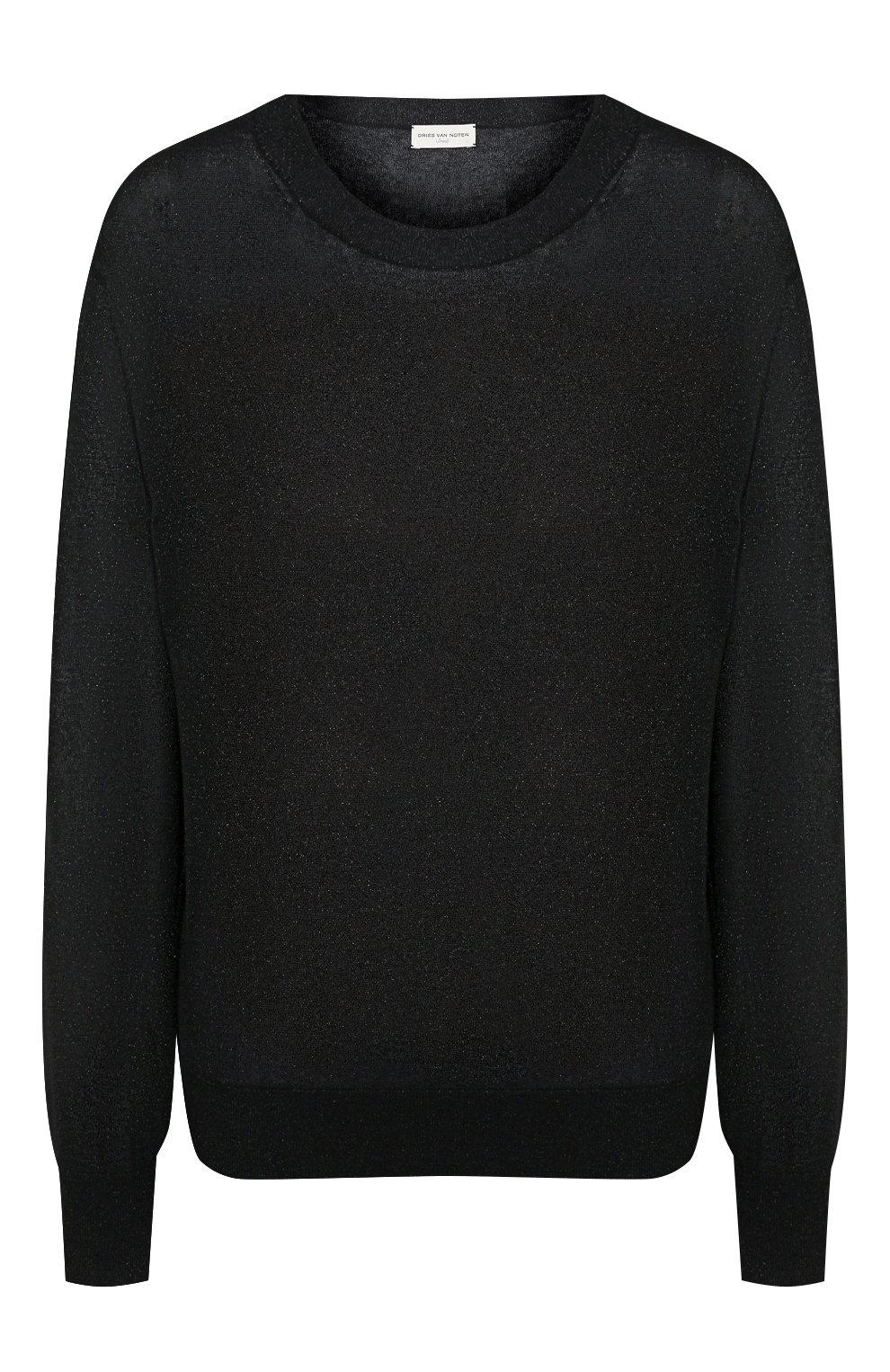 Пуловер из вискозы DRIES VAN NOTEN черного цвета по цене 41550 руб., арт. 201-11222-9700, фото 1 Пуловер из вискозы DRIES VAN NOTEN, арт. 201-11222-9700, фото 1