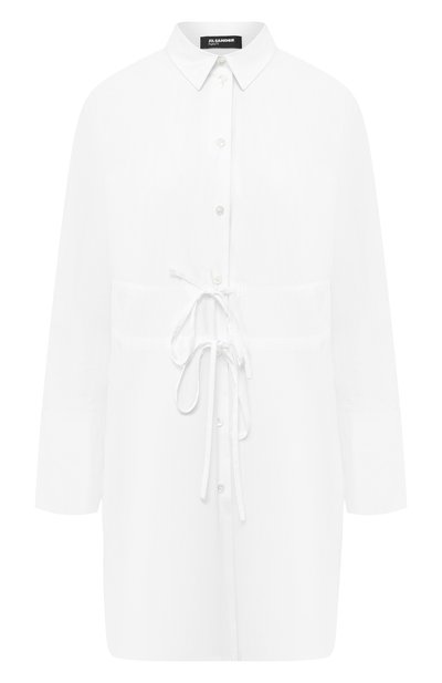 Женская хлопковая рубашка JIL SANDER NAVY, арт. JNWM6007A/JM2442A