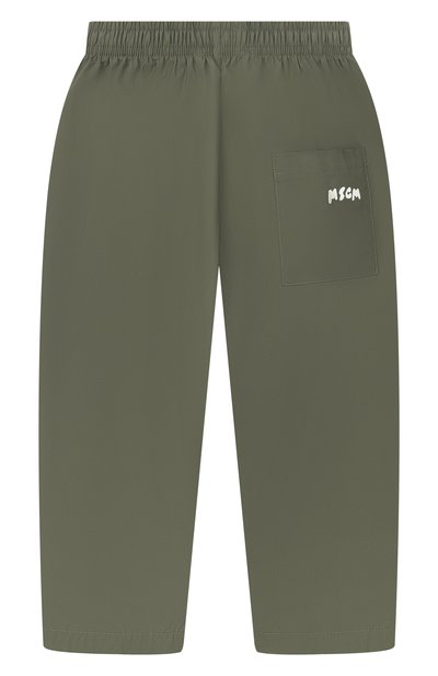 Хлопковые брюки MSGM KIDS, арт. S6MSJBPA188, фото 2
